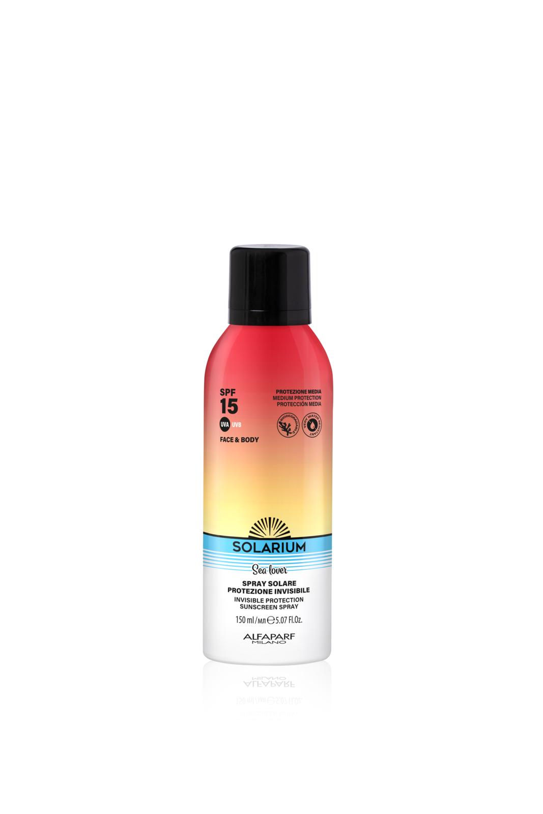 SOLARIUM - SPF15 Spray solare protezione invisibile | Viso e Corpo
