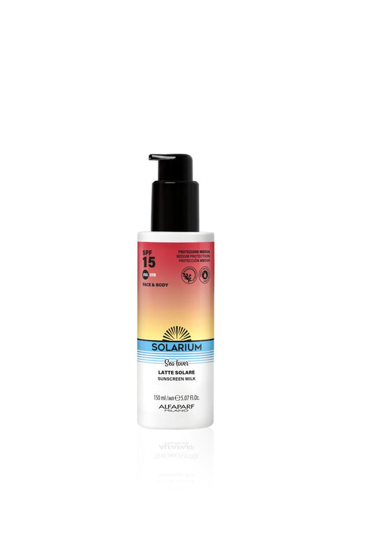 SOLARIUM - SPF15 Latte solare | Viso e Corpo